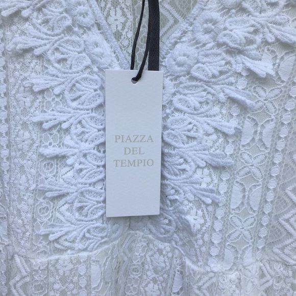 NWT PIAZZA DEL TEMPIO LACE TUNIC SIZE SMALL - Picture 3 of 11